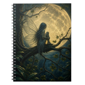 Cahier de la fée de la forêt tropicale au clair de