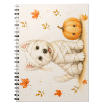 Cahier de la fête d'Halloween West Highland White