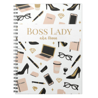 Cahier de la patronne – Cadeau personnalisé pour f