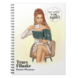 Cahier de la patronne de café Glam Chic