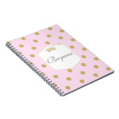 Cahier de la Princesse à Couronne Royale à Points (Côté Droit)
