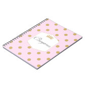 Cahier de la Princesse à Couronne Royale à Points (Côté gauche)