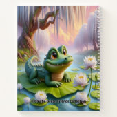 Cahier de l'alligator/Cahier scolaire mignon pour  (Dos)