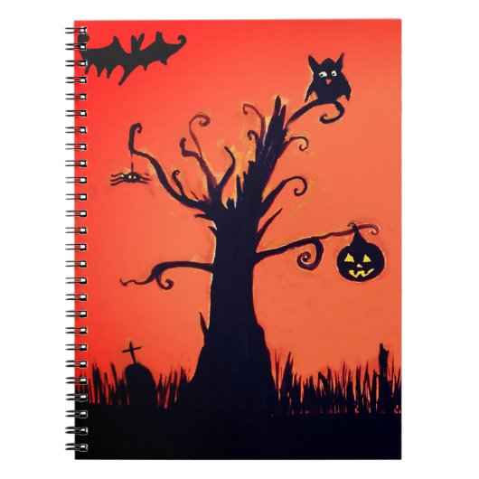 Cahier de l'arbre d'Halloween (Devant)