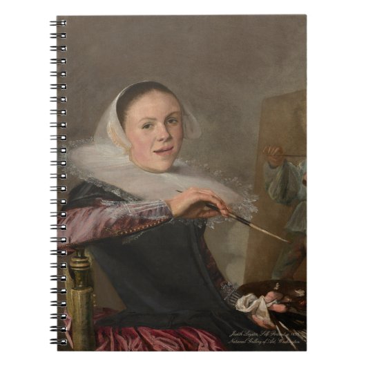 Cahier de l'autoportrait de Judith Leyster (Devant)