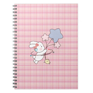 Cahier de l'école du lapin pastel