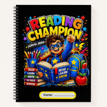 Cahier de lecture pour enfants | Champion de lectu