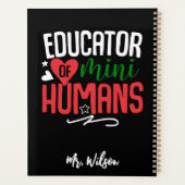 Cahier de l'éducateur de mini-humains – Professeur (Dos)
