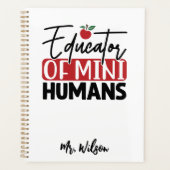 Cahier de l'éducateur de mini-humains – Professeur (Devant)