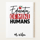 Cahier de l'éducateur de mini-humains – Professeur (Dos)