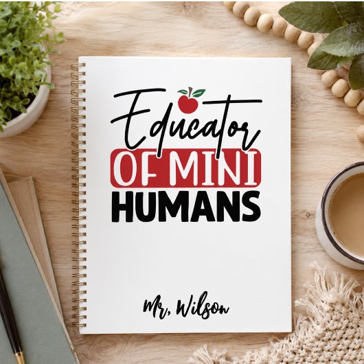 Cahier de l'éducateur de mini-humains – Professeur