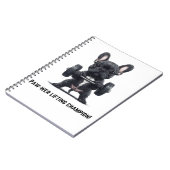 Cahier de lève-poids Frenchie (Côté gauche)