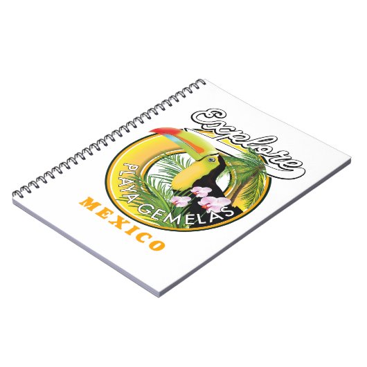 Cahier de logo de voyage Oaxaca Mexique (Côté gauche)