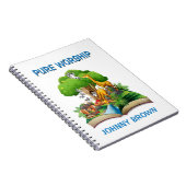 Cahier de louange pure pour enfants avec des anima (Côté Droit)