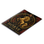 Cahier de luxe du zodiaque chinois de l'année du C (Côté gauche)