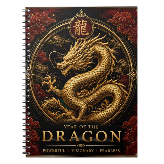 Cahier de luxe du zodiaque chinois de l'année du D (Devant)
