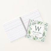 Cahier de mariage initial Feuille de design Leaf G (Intérieur)