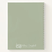 Cahier de mariage personnalisé Cadeau client avec  (Dos)