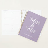 Cahier de mariage simple moderne de Mlle à Mme (Devant avec enveloppe)