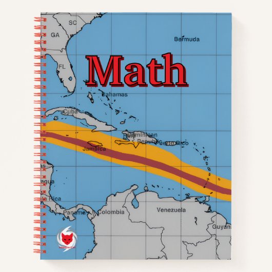 Cahier de mathématiques (Devant)