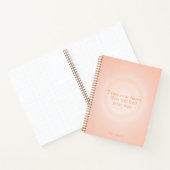 Cahier de message Aura Orange (Intérieur)