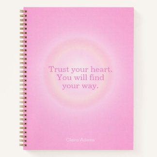 Cahier de message Aura Rose Chaud