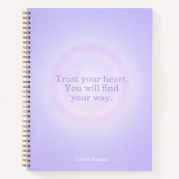 Cahier de message Aura Violet