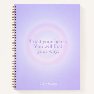 Cahier de message Aura Violet