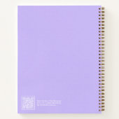 Cahier de message Aura Violet (Dos)