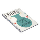 Cahier de modèle de chimie de laboratoire scientif (Côté Droit)