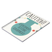 Cahier de modèle de chimie de laboratoire scientif (Côté gauche)