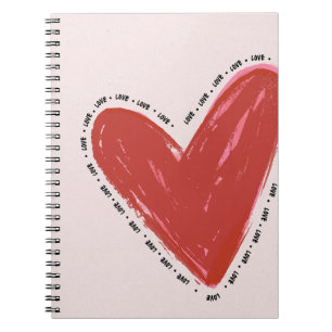 Cahier de modèle Red Heart Love You
