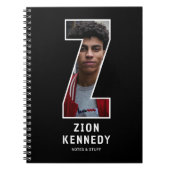 Cahier de monogramme initial photo moderne "Z" (Devant)