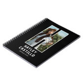 Cahier de monogramme photo initial « H » moderne (Côté gauche)