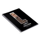 Cahier de monogramme photo initial « L » moderne (Côté Droit)