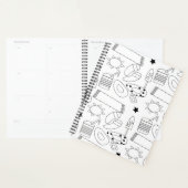 Cahier de motifs de thème de plage d'été (Devant avec enveloppe)