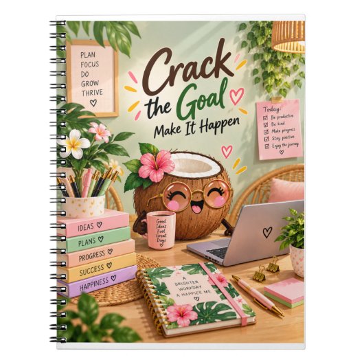 Cahier de motivation Atteindre l'objectif (Devant)