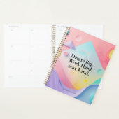 Cahier de motivation « Faire de grands rêves » – C (Devant avec enveloppe)
