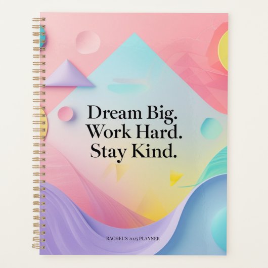 Cahier de motivation « Faire de grands rêves » – C (Devant)