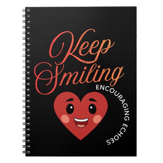 Cahier de motivation Garder le Sourire (Devant)