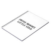 Cahier de motivation pour enfants : Brillez de mil (Côté gauche)