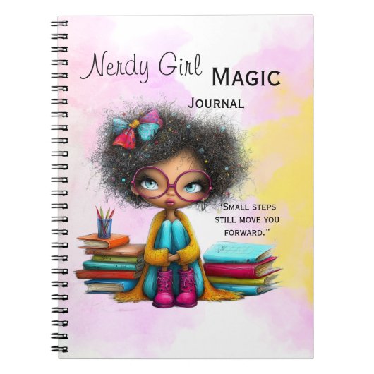 Cahier de motivation pour fille intelligente (Devant)
