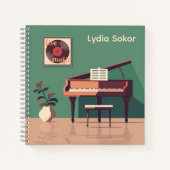 Cahier de musique personnalisé (Devant)