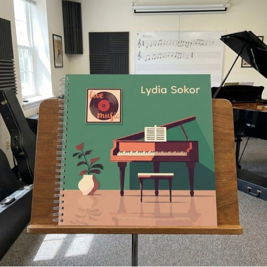 Cahier de musique personnalisé