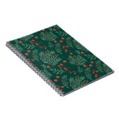 Cahier de Noël à la baie rouge botanique (Côté Droit)
