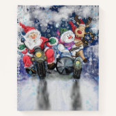 Cahier de Noël amis heureux (Devant)