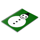 Cahier de Noël Bonhomme de neige souriant (Côté gauche)