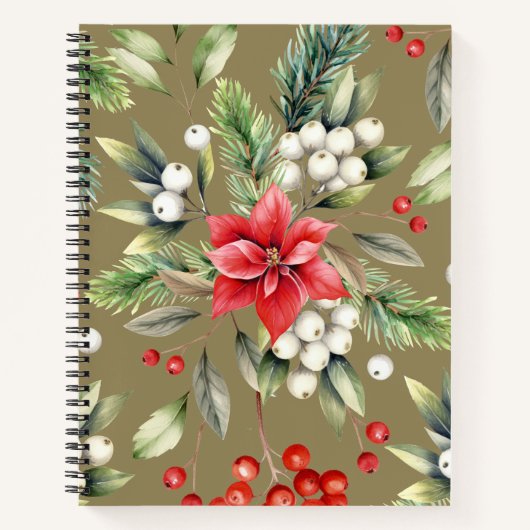 Cahier de Noël Coloré – Création festive d'hiver (Devant)