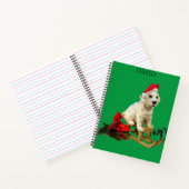 Cahier de Noël de Dalmation customisé. (Intérieur)