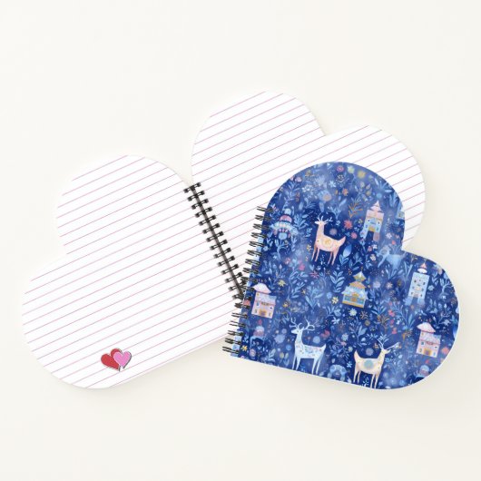 Cahier de Noël – Design Spirale Fantaisiste (Intérieur)